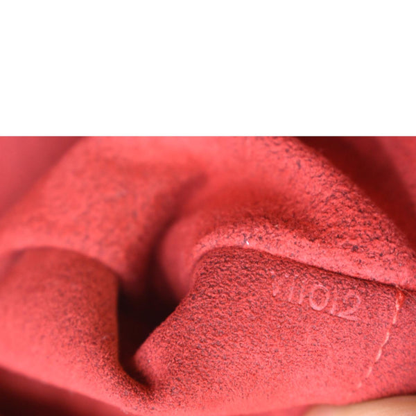 LOUIS VUITTON Sonatine Monogram Canvas Satchel Bag Brown