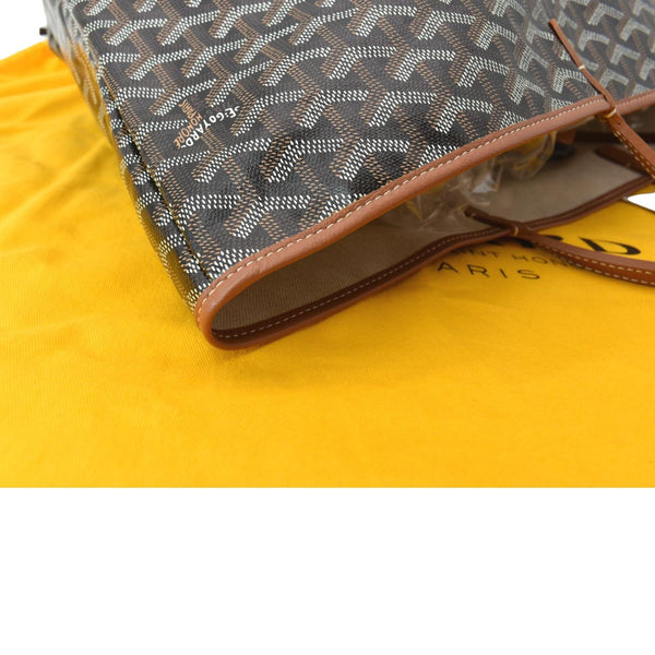 GOYARD Saint Louis GM Canvas Tote Shoulder Bag Tan