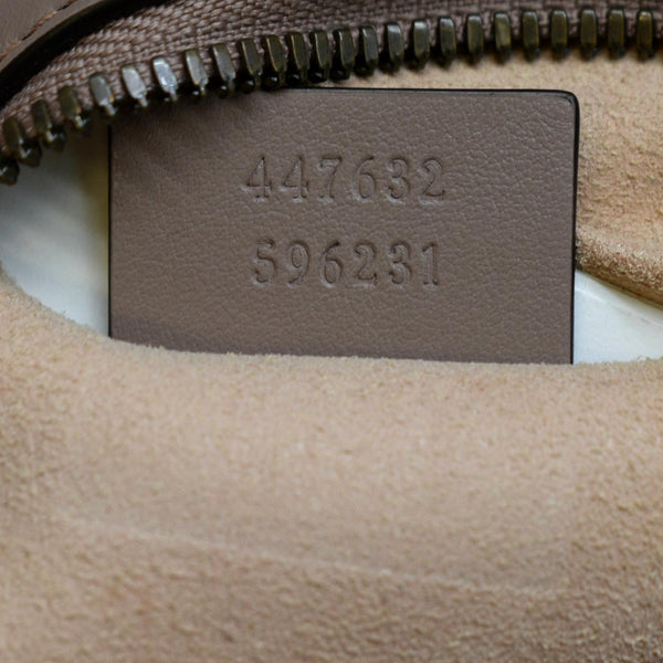 GUCCI GG Marmont Matelasse Leather Crossbody Bag Dusty Pink 447632