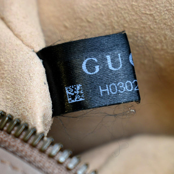 GUCCI GG Marmont Matelasse Leather Crossbody Bag Dusty Pink 447632