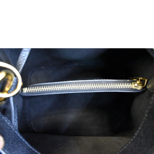 LOUIS VUITTON NeoNoe MM Monogram Empreinte Leather Shoulder Bag Black