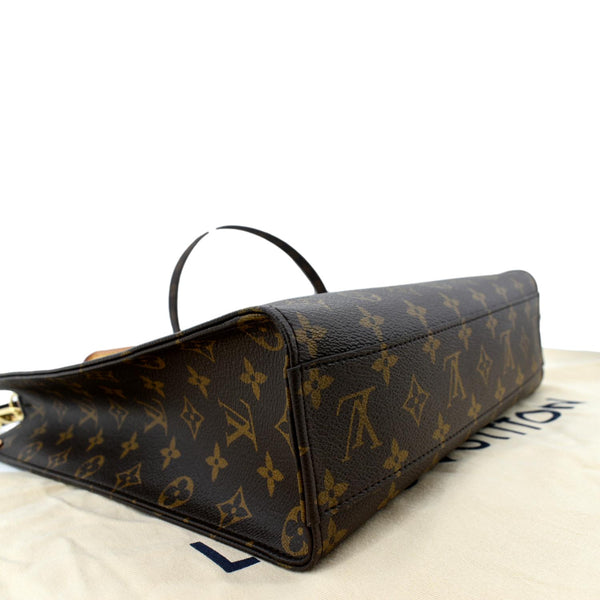 Louis Vuitton Sac Plat PM Monogram Tote Shoulder Bag - Bottom Left