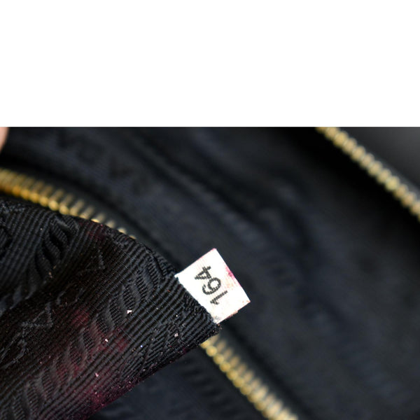 PRADA Tessuto Nylon & Saffiano Leather Tote Bag Black BN2541