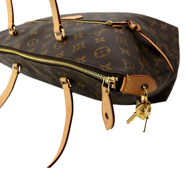 LOUIS VUITTON Iena MM Monogram Canvas Shoulder Bag Brown