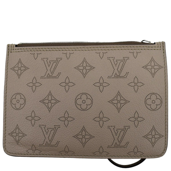 LOUIS VUITTON Girolata Monogram Mahina Wristlet Pochette Galet