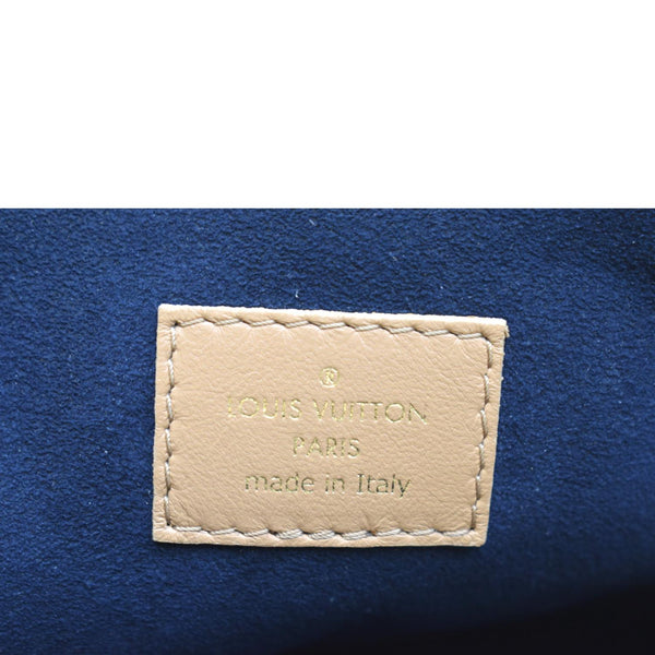 LOUIS VUITTON Coussin PM Monogram Embossed Shoulder Bag Camel