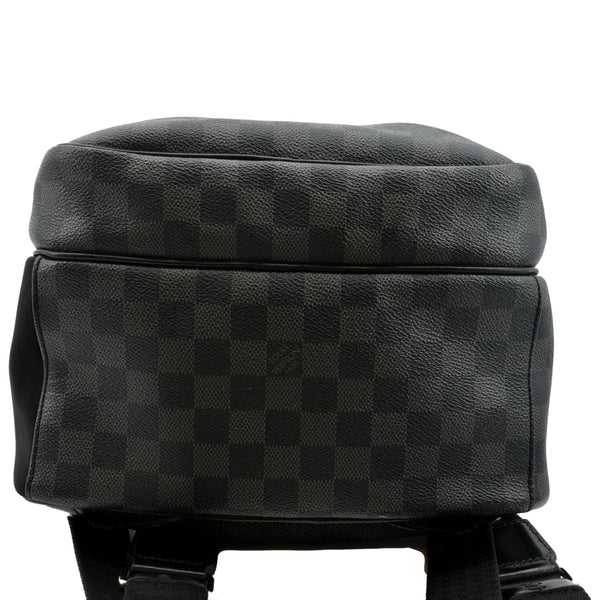 LOUIS VUITTON Michael Damier Graphite Canvas Backpack Bag Black