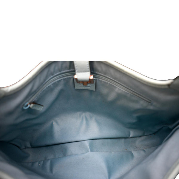 GUCCI Jackie Leather Hobo Bag Turquoise 00963