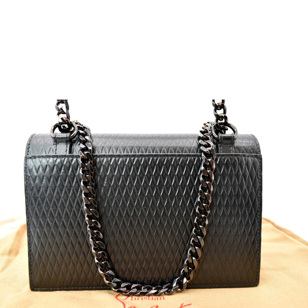 Christian Louboutin Eva Shoulder Bag Small in Nappa Black | In-Store Only