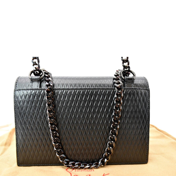 CHRISTIAN LOUBOUTIN Women Elisa Mini Leather Shoulder Bag Black