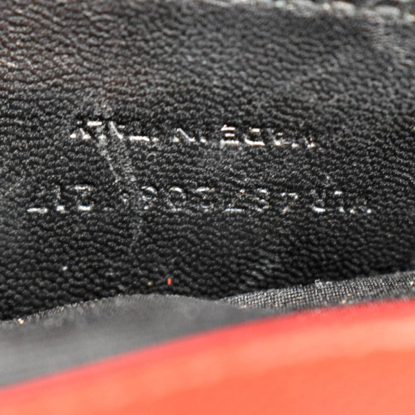 YVES SAINT LAURENT Envelope Flap Matelasse Leather Shoulder Bag Red