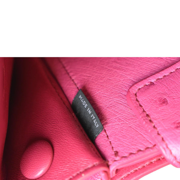 PRADA Leather Chain Shoulder Bag Pink BT0992