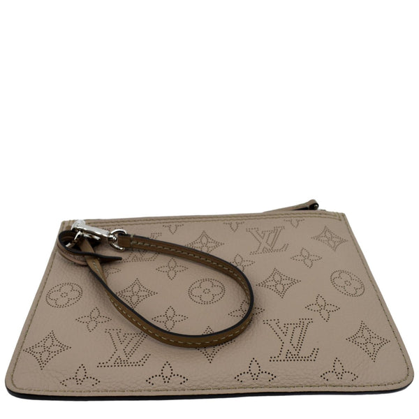 LOUIS VUITTON Girolata Monogram Mahina Wristlet Pochette Galet