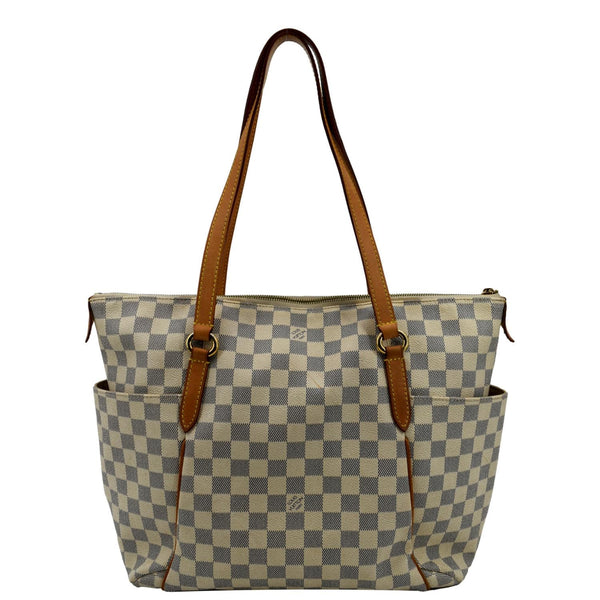 Louis Vuitton Totally GM Damier Azur Shoulder Bag White - Back