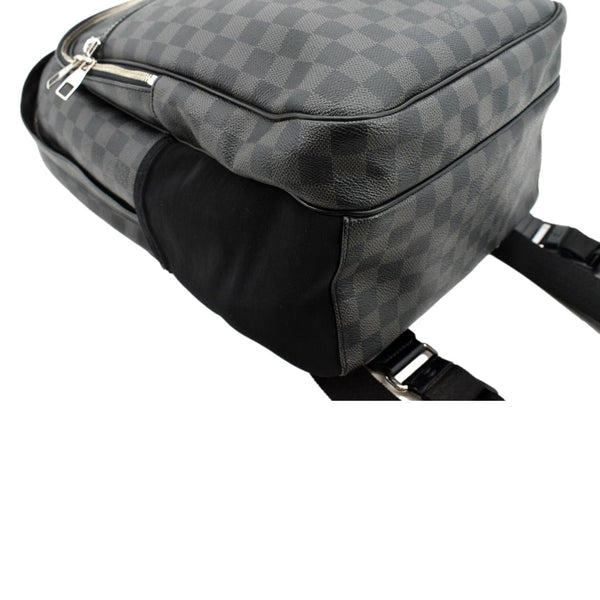 LOUIS VUITTON Michael Damier Graphite Canvas Backpack Bag Black