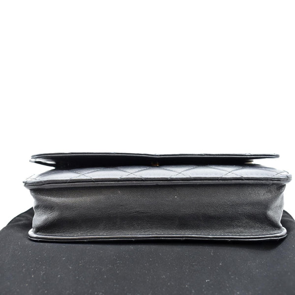 CHANEL CC WOC Calfskin Leather Wallet On Chain Crossbody Bag Black