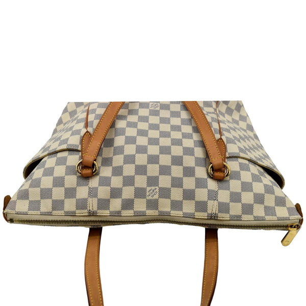 Louis Vuitton Totally GM Damier Azur Shoulder Bag White - Top