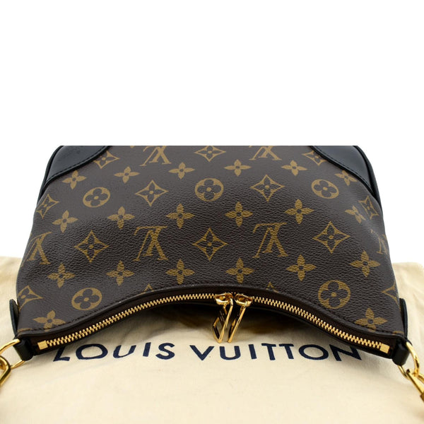 LOUIS VUITTON Boulogne NM Monogram Canvas Shoulder Bag Brown