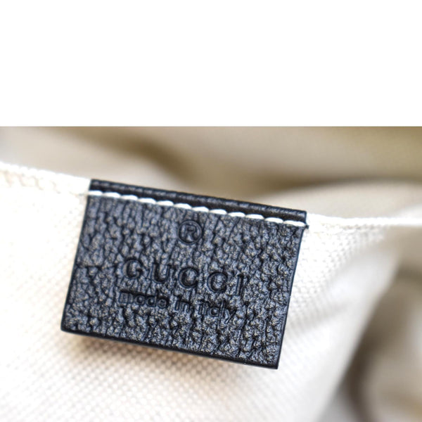 Gucci GG Monogram Small Velvet Double Buckle Backpack Bag - Made In Italy