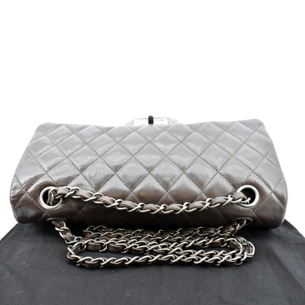 CHANEL Reissue Double Flap Leather Shoulder Bag Brown