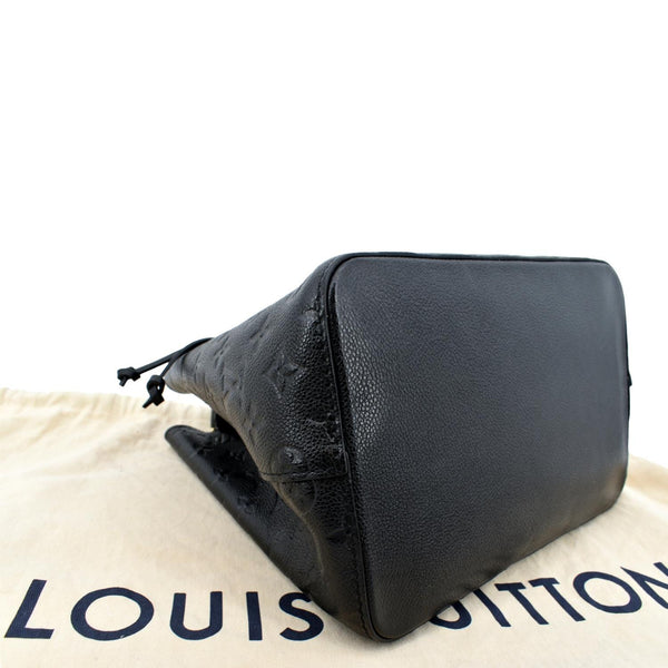 LOUIS VUITTON NeoNoe MM Monogram Empreinte Leather Shoulder Bag Black
