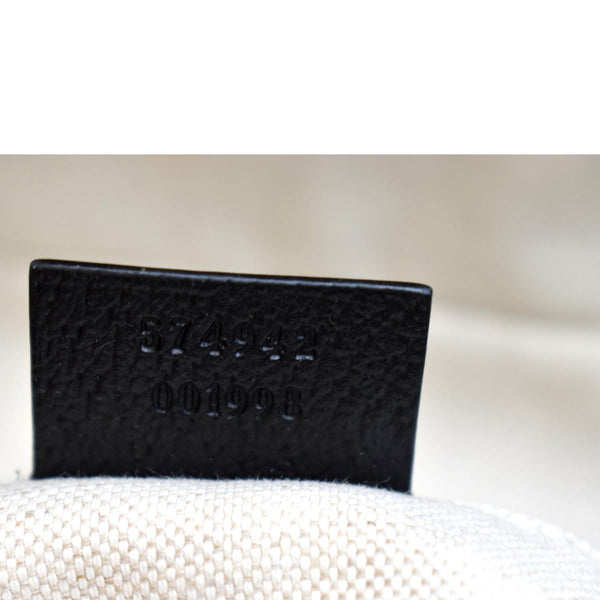 Gucci GG Monogram Small Velvet Double Buckle Backpack Bag - Stamp