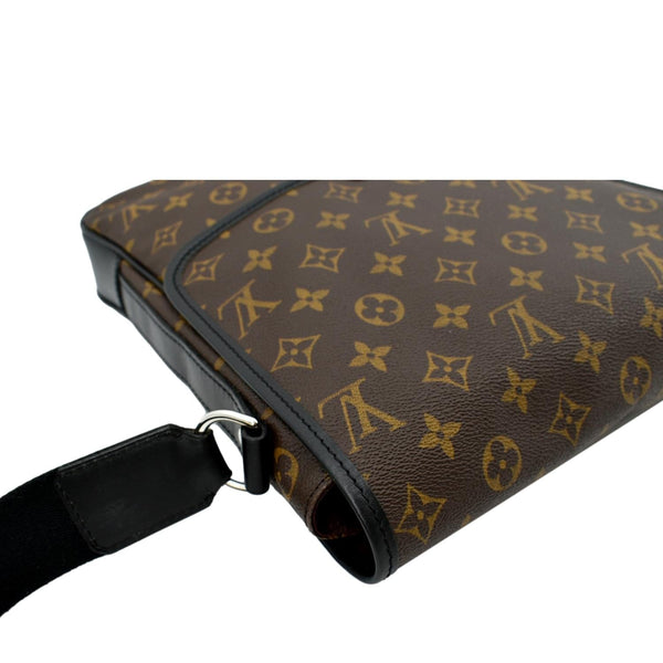 LOUIS VUITTON Bass MM Monogram Macassar Canvas Messenger Bag Brown