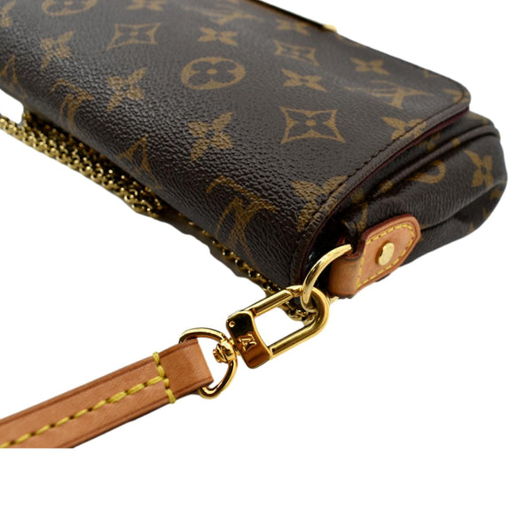 LOUIS VUITTON Favorite PM Monogram Canvas Crossbody Bag Brown