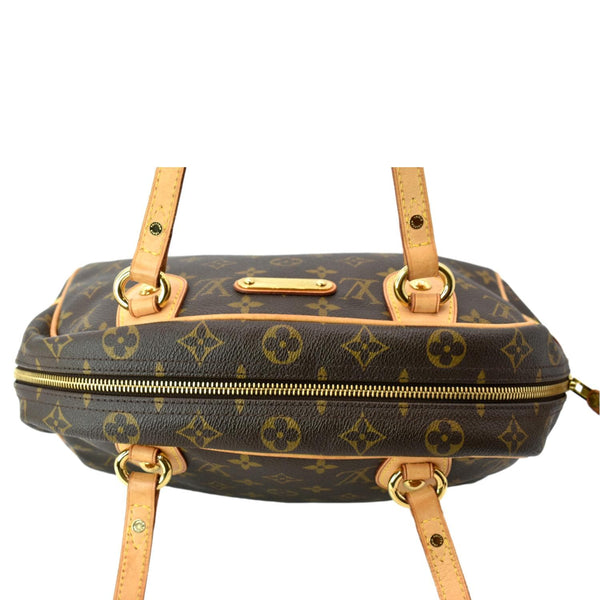 LOUIS VUITTON Montorgueil PM Monogram Canvas Shoulder Bag Brown