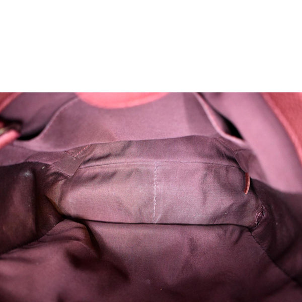 CHANEL PST Quilted Caviar Leather Petit Shopping Tote Bag Red