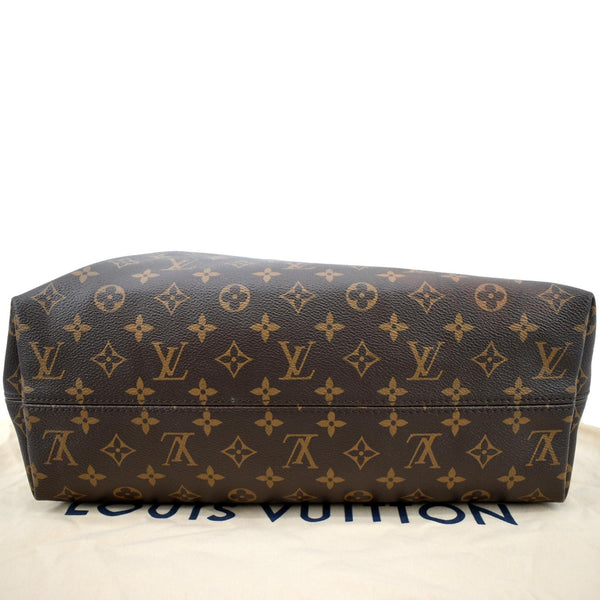 LOUIS VUITTON Graceful MM Monogram Canvas Shoulder Bag Brown