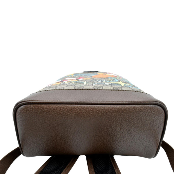 GUCCI Disney Donald Duck GG Supreme Canvas Backpack Beige 552884