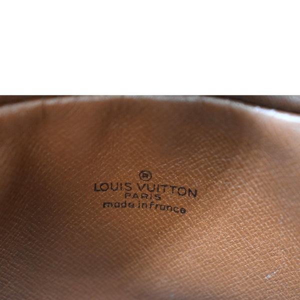 LOUIS VUITTON Pochette Marly Bandouliere Monogram Canvas Crossbody Bag Brown