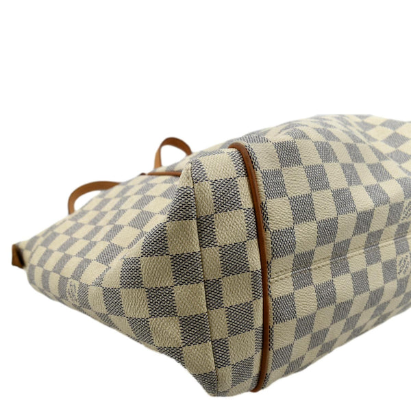 Louis Vuitton Totally GM Damier Azur Shoulder Bag White - Bottom Left