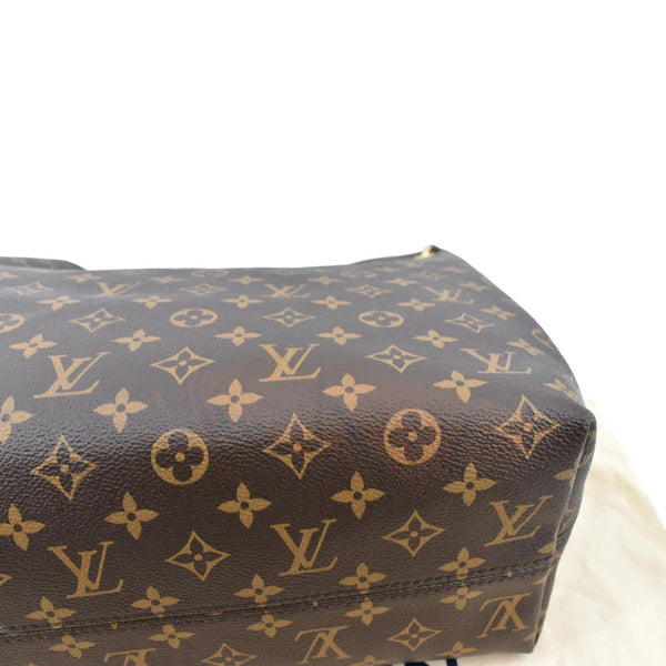 LOUIS VUITTON Graceful MM Monogram Canvas Shoulder Bag Brown