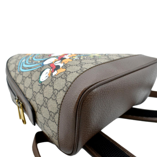 GUCCI Disney Donald Duck GG Supreme Canvas Backpack Beige 552884