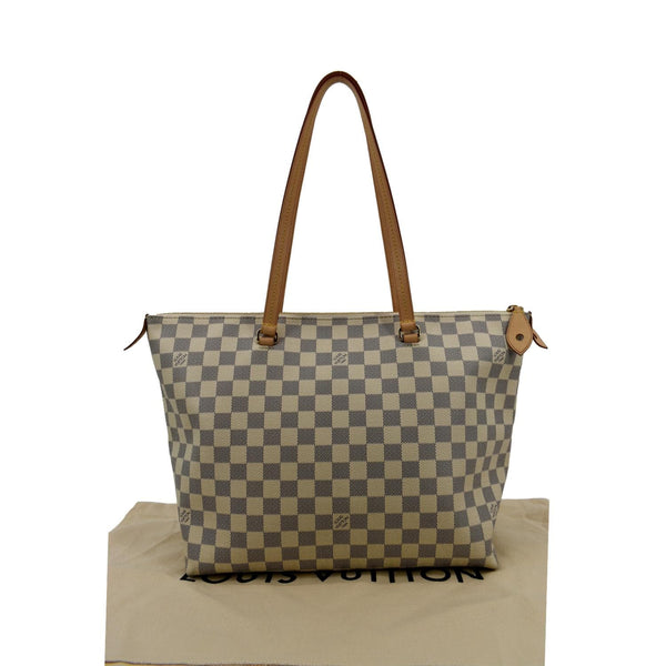 LOUIS VUITTON Iena MM Damier Azur Shoulder Bag White