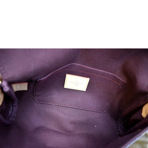 LOUIS VUITTON Favorite PM Monogram Canvas Crossbody Bag Brown