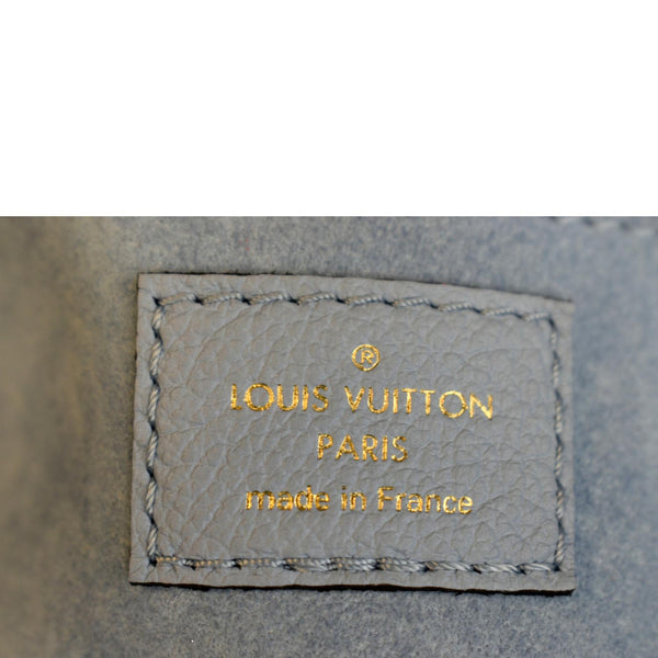 LOUIS VUITTON Lockme Tender Grained Calfskin Leather Shoulder Bag Blue