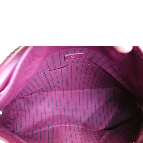 LOUIS VUITTON Artsy MM Empreinte Leather Hobo Bag Plum