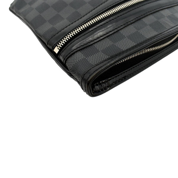 LOUIS VUITTON Bosphore Pochette Damier Graphite Messenger Bag Black