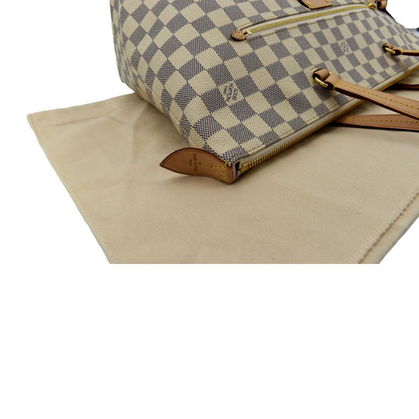 LOUIS VUITTON Iena MM Damier Azur Shoulder Bag White