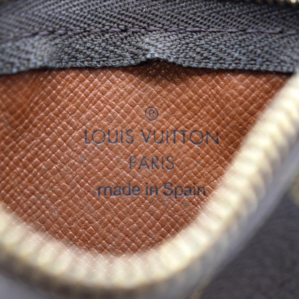 Louis Vuitton Key Coin Pouch Monogram Canvas Brown - Made in Spain