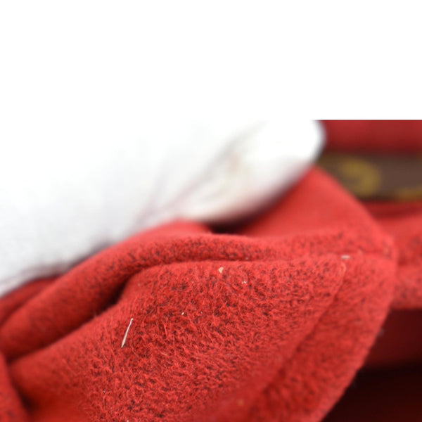 LOUIS VUITTON Sonatine Monogram Canvas Satchel Bag Brown