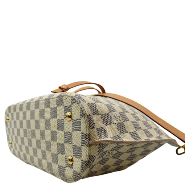 LOUIS VUITTON Girolata Damier Azur Shoulder Bag White - Hot Deals