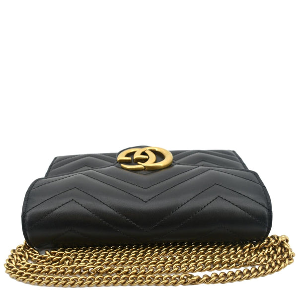 Gucci GG Marmont Mini Matelasse Leather Crossbody Bag - Top