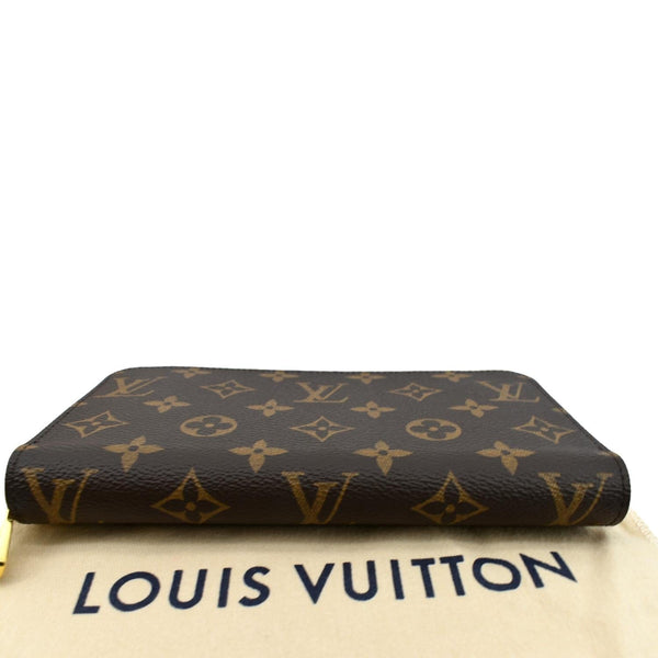 LOUIS VUITTON Monogram Canvas Zippy Wallet Brown