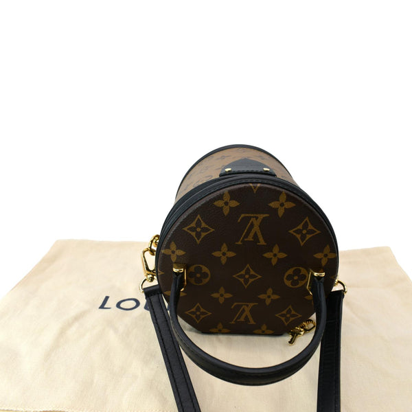 LOUIS VUITTON Cannes Reverse Monogram Canvas Satchel Bag Brown