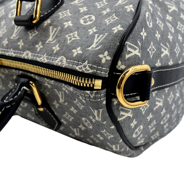 LOUIS VUITTON Speedy 30 Monogram Idylle Satchel Bag Fusain