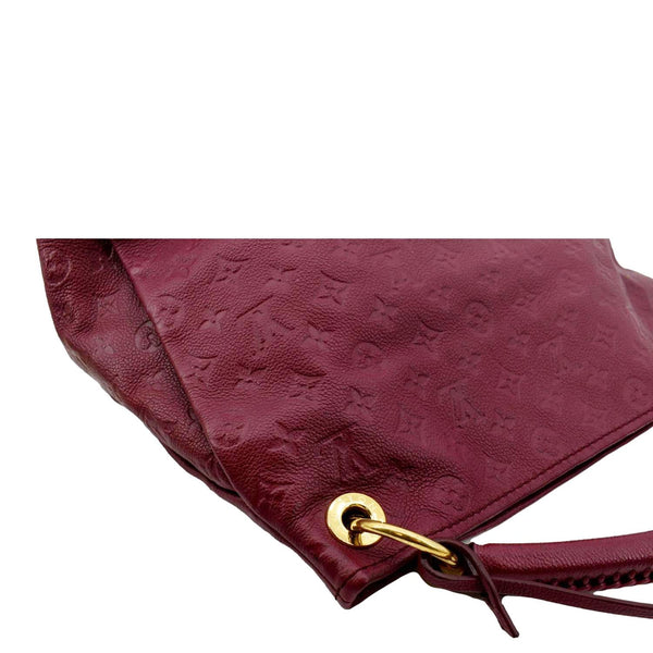 LOUIS VUITTON Artsy MM Empreinte Leather Hobo Bag Plum